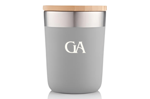 Custom Coffee Tumbler with Bamboo Lid | Singapore #1 Eco Friendly Corporate Gifts