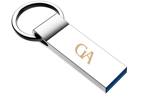 USB Thumb Drive with Keyring | Singapore Tech Corporate Gifts