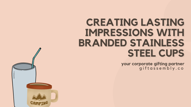 Boost Your Marketing with Branded Stainless Steel Cups | Corporate Gifts Singapore