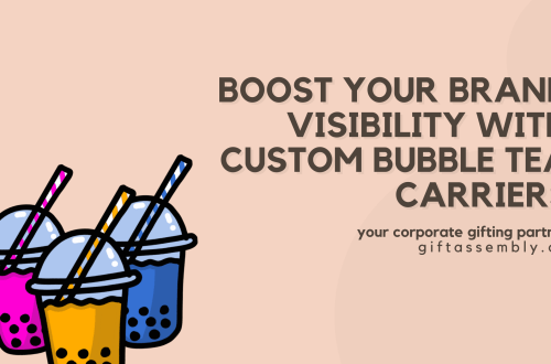 Boost Your Brand Visibility with Custom Bubble Tea Carriers | Corporate Gifts Singapore