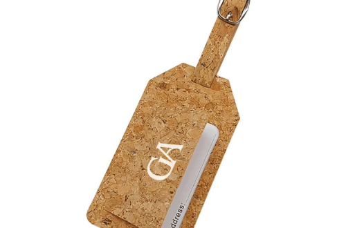 Custom Cork Luggage Tag | Singapore #1 Eco Friendly Corporate Gifts Supplier | Events Premium | Marketing Merchandise | Employee Swag