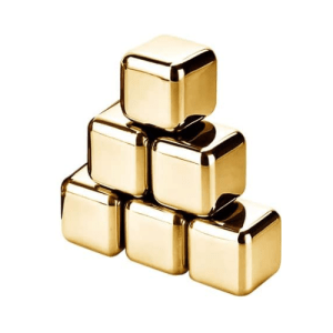 Custom Whiskey Stones Gift Set (Gold) | Singapore #1 Premium Corporate Gifts Supplier | Events Premium | Marketing Merchandise | Employee Swag