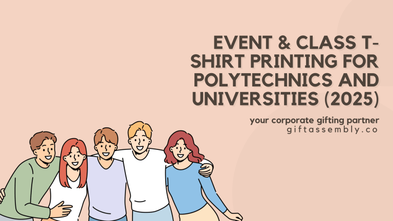 Event & Class T-shirt Printing for Polytechnics and Universities (2025) | Custom T-Shirt Printing | Corporate Gifts Singapore