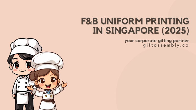 F&B Uniform Printing in Singapore (2025) | Corporate Gifts Singapore