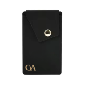 Silicone Stick-On Phone Card Holder with Stand
