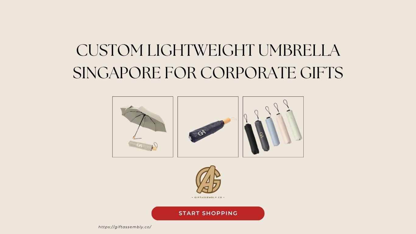 Custom Lightweight Umbrella Singapore for Corporate Gifts