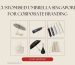 Customised Umbrella Singapore for Corporate Branding