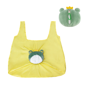 Plush Folding Shopping Bag